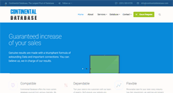 Desktop Screenshot of continentaldatabase.com